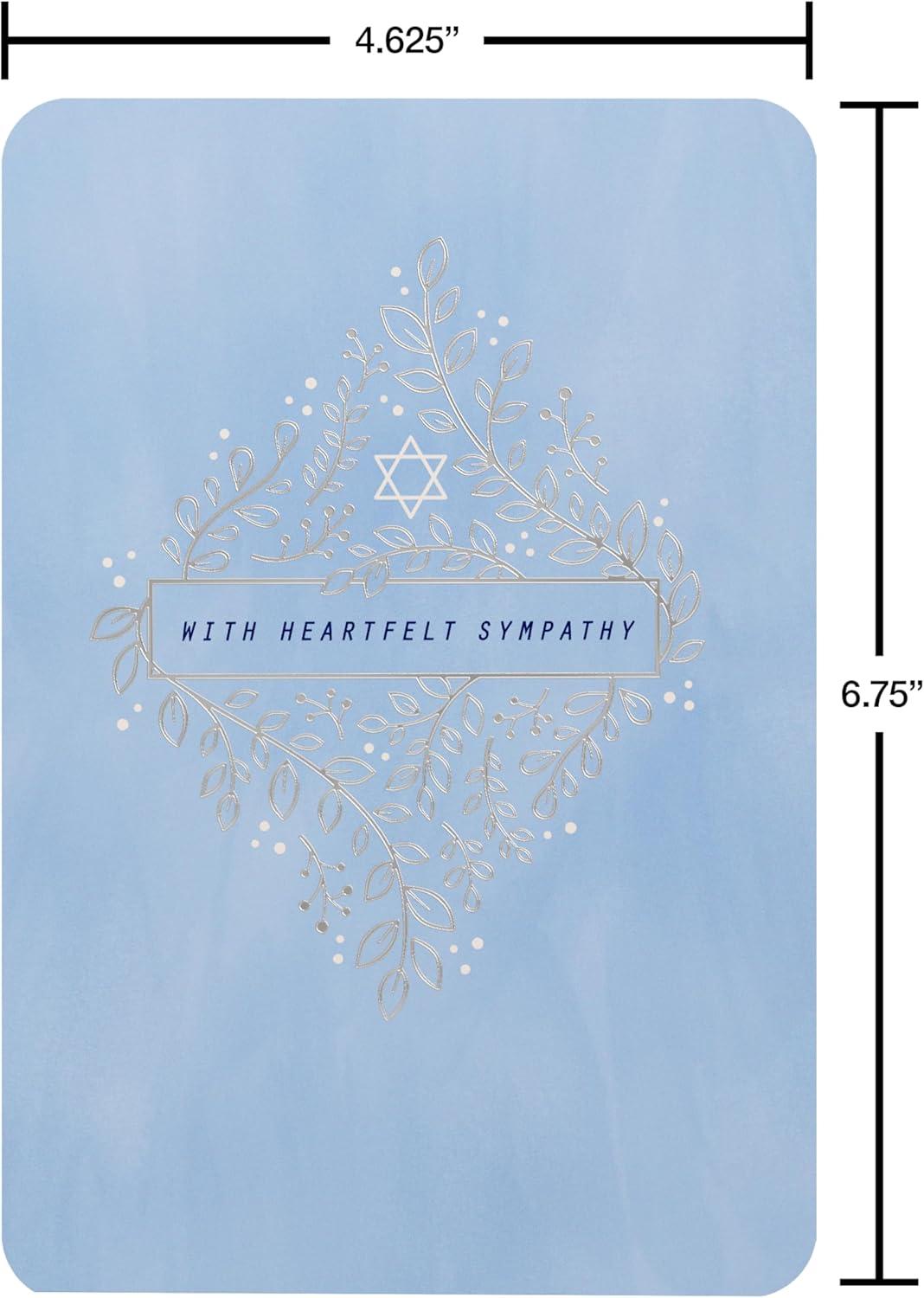 image:imageAmerican Greetings Jewish Sympathy Cards Religious Condolences Cards Blessing AlwaysHS Foliage Sympathy