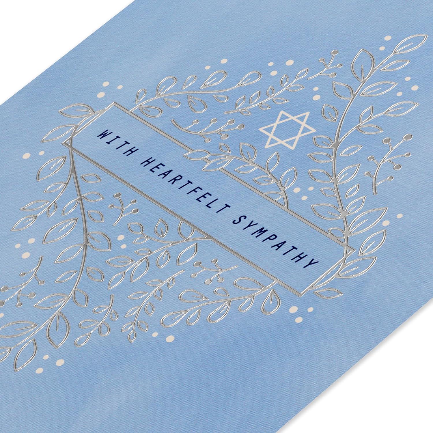 image:imageAmerican Greetings Jewish Sympathy Cards Religious Condolences Cards Blessing AlwaysHS Foliage Sympathy