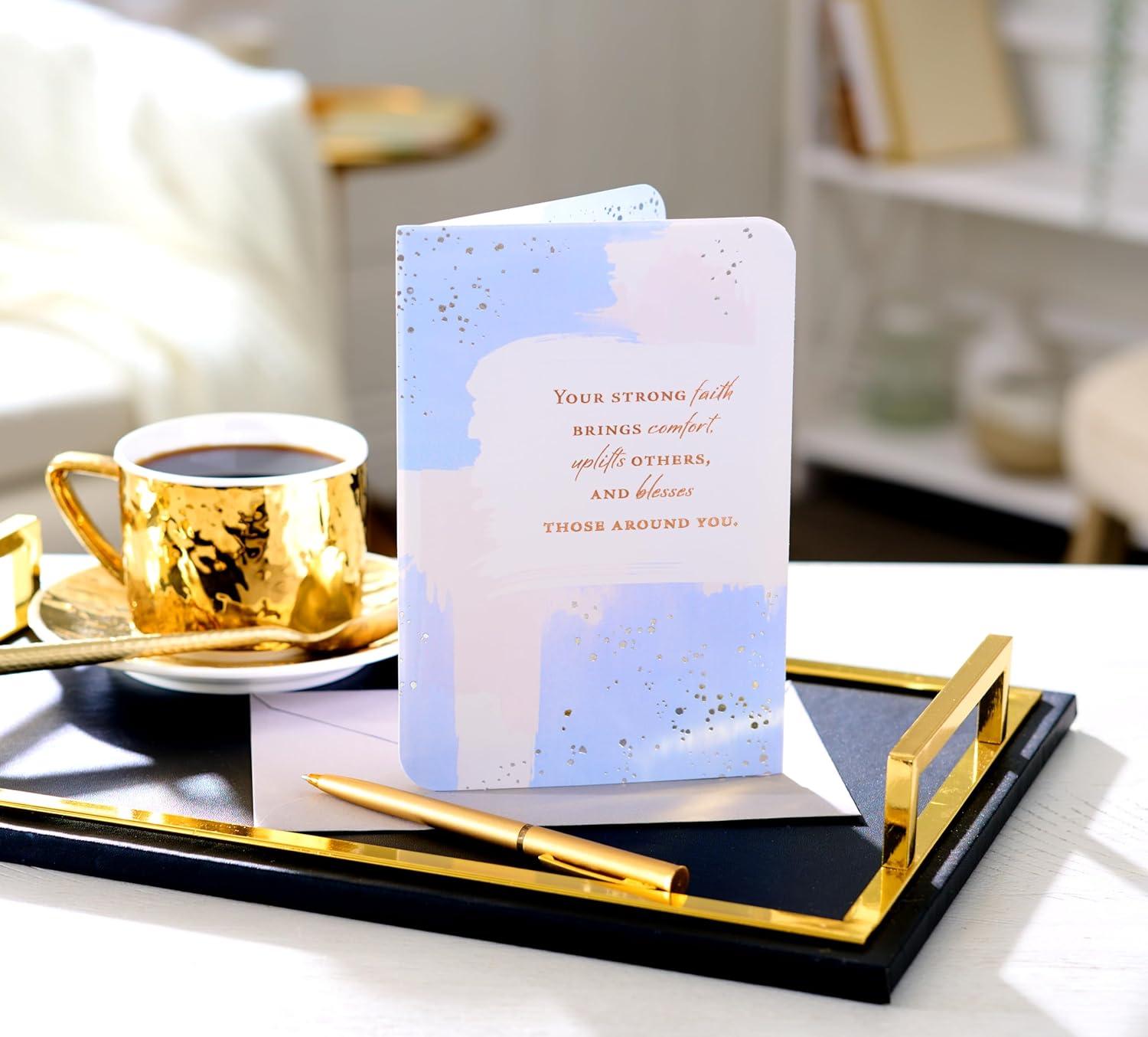 image:imageAmerican Greetings Religious Thank You Card for Rabbi WonderfulYour strong faith brush stroke