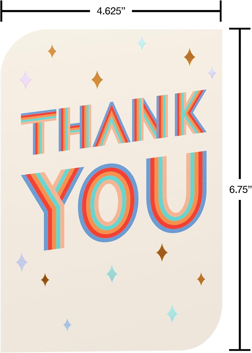 image:imageAmerican Greetings Simple Thank You Card Appreciation Card for Teacher Boss or Coworker Best Possible WayLTG with Stars