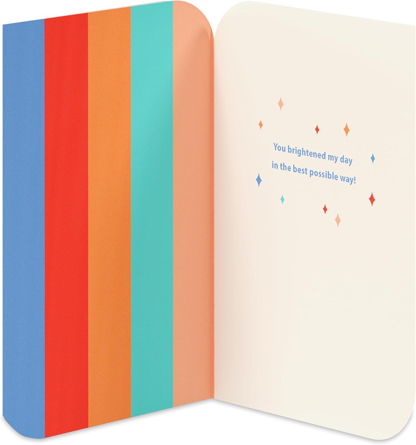 image:imageAmerican Greetings Simple Thank You Card Appreciation Card for Teacher Boss or Coworker Best Possible WayLTG with Stars
