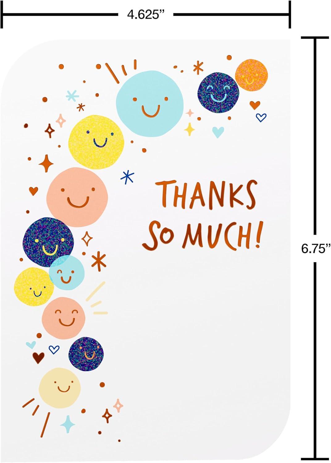 image:imageAmerican Greetings Simple Thank You Card Appreciation Card for Teacher Boss or Coworker Best Possible WaySmily Faces