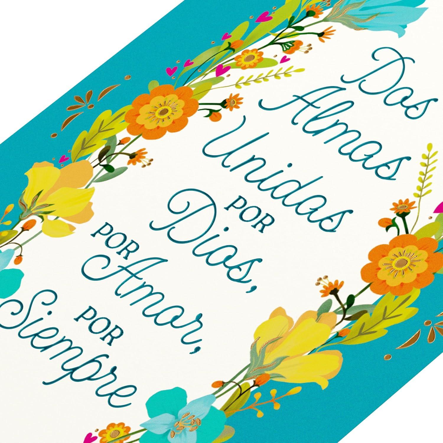 image:imageAmerican Greetings Spanish Wedding Card Felicitaciones por Su BodaFloral Oval Wedding