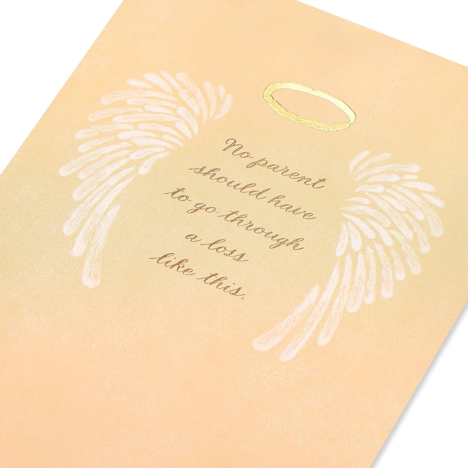 image:imageAmerican Greetings Sympathy Card for Loss of Child Thoughts are With YouAngel Wings