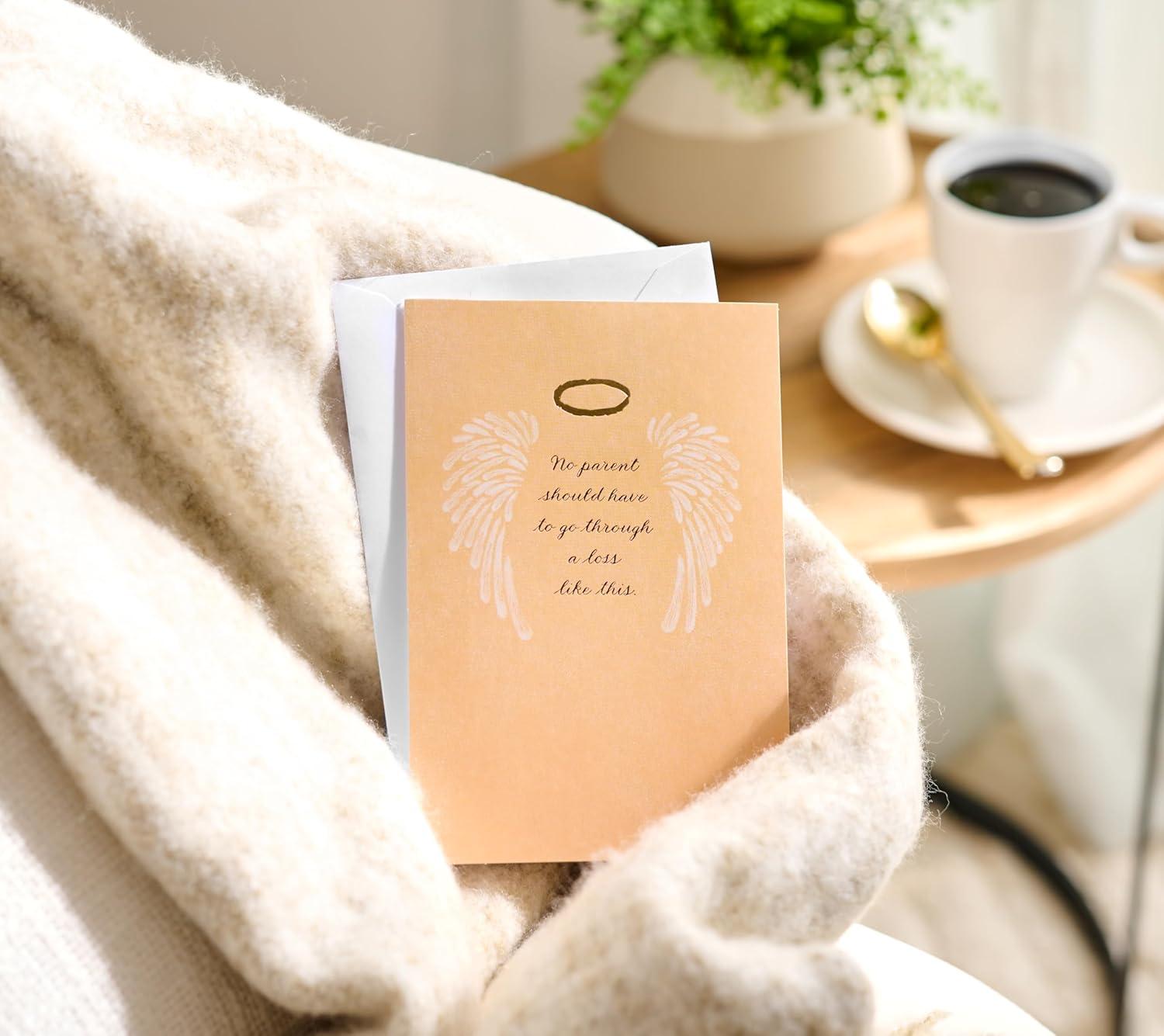 image:imageAmerican Greetings Sympathy Card for Loss of Child Thoughts are With YouAngel Wings