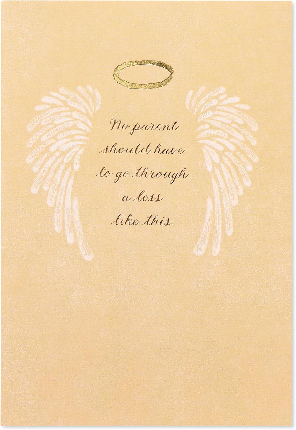 image:imageAmerican Greetings Sympathy Card for Loss of Child Thoughts are With YouAngel Wings