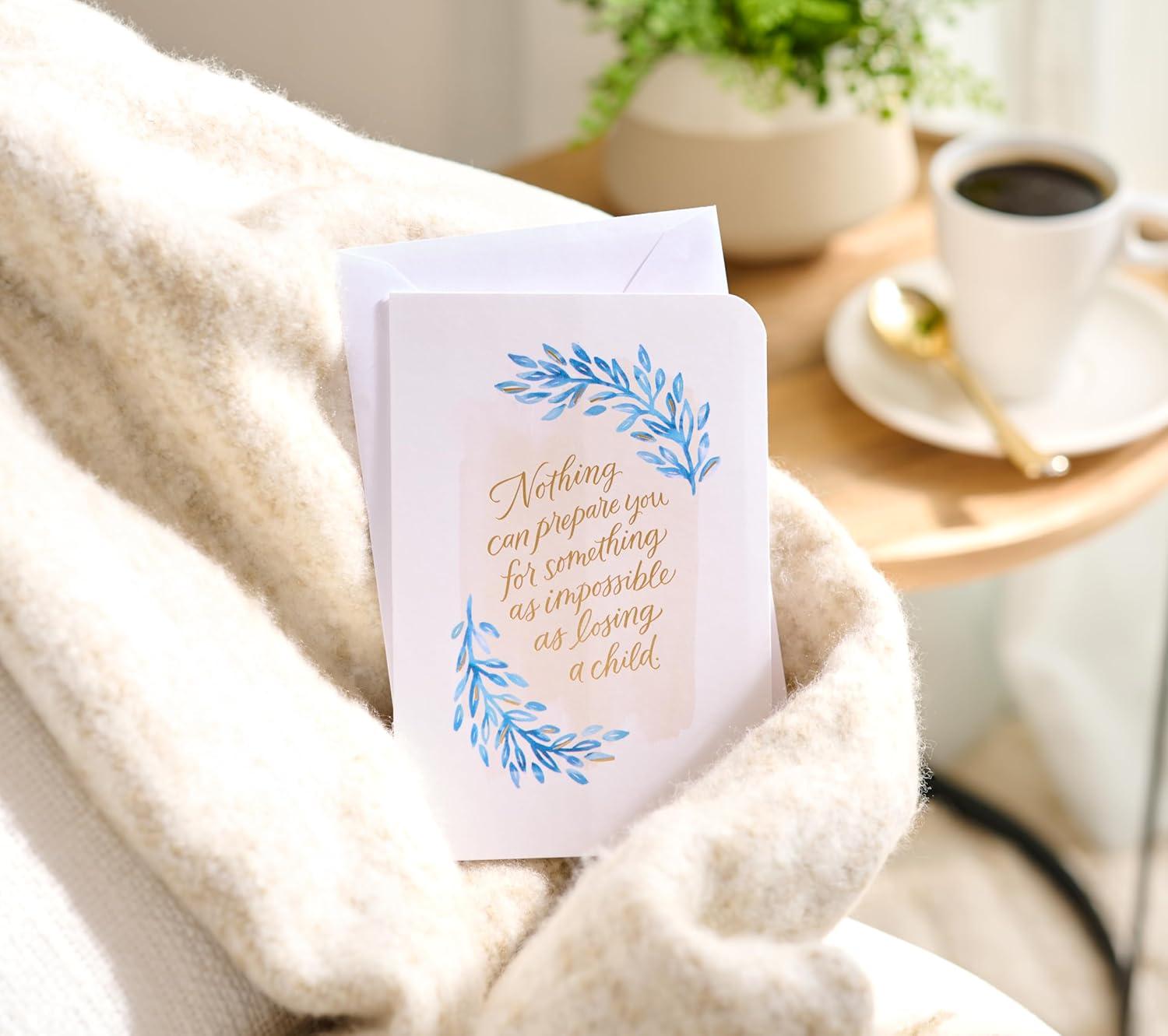 image:imageAmerican Greetings Sympathy Card for Loss of Child Thoughts are With YouBranches With Lettering