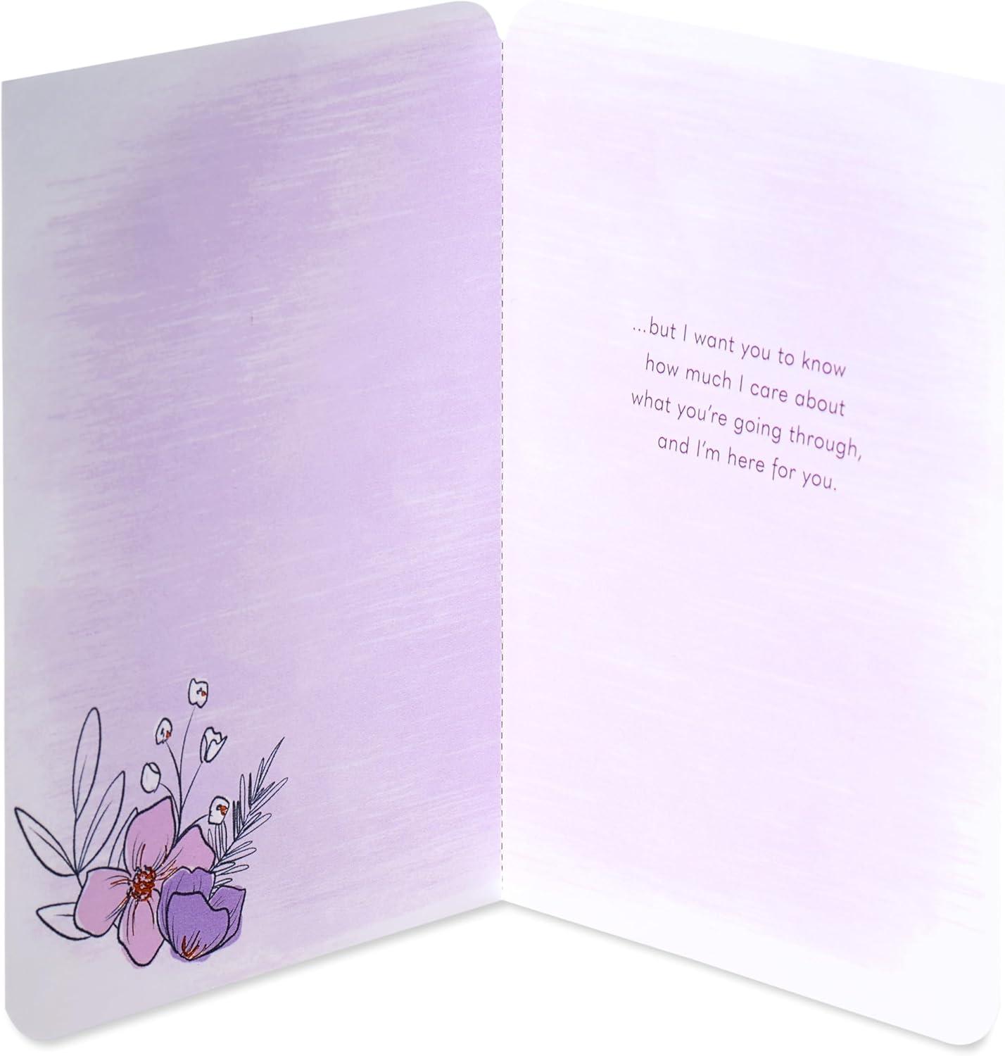 image:imageAmerican Greetings Sympathy Card for Miscarriage Incredibly SorryLinework Bouquet