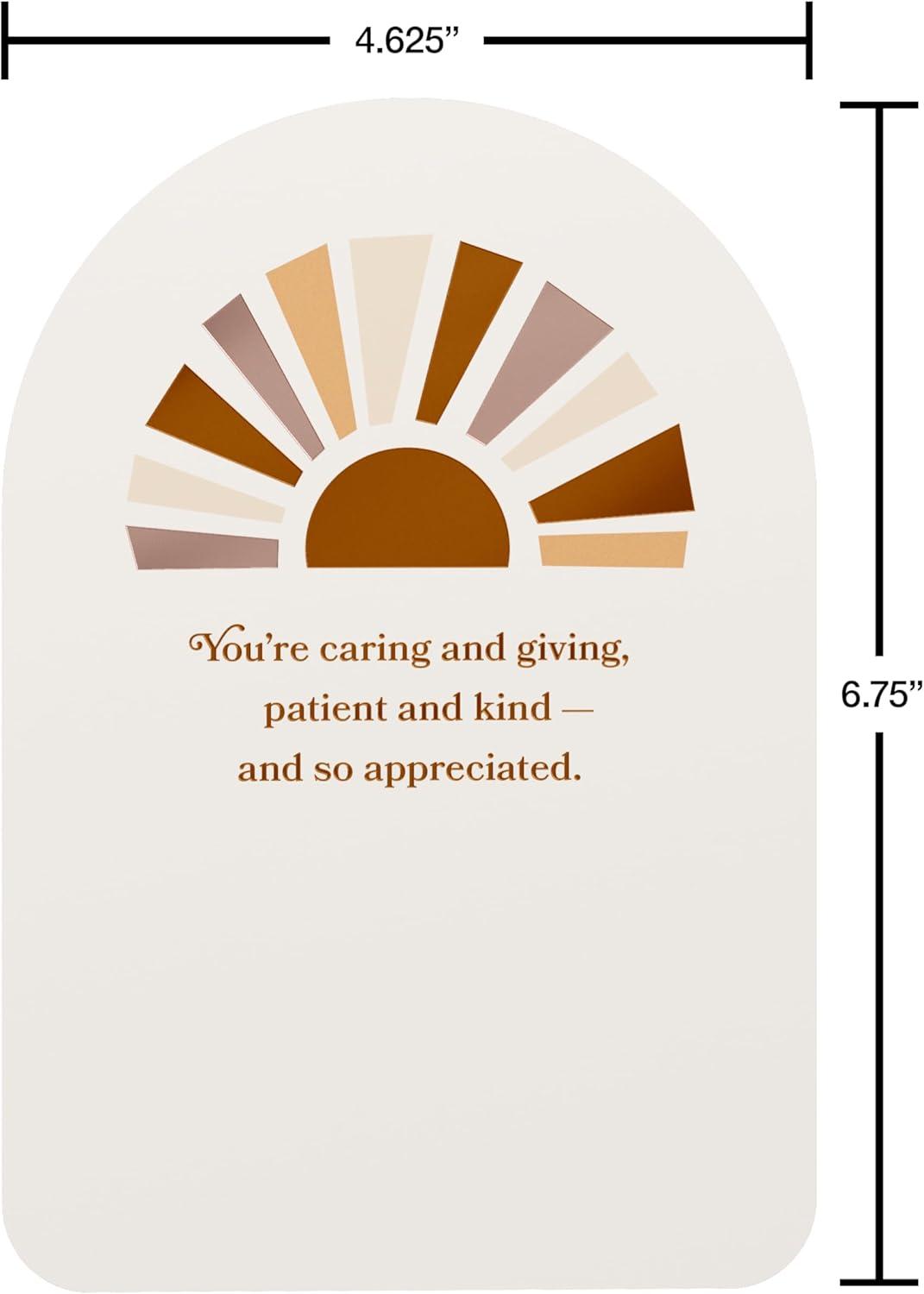 image:imageAmerican Greetings Thank You Card for Caregiver So GratefulGraphic Sunshine and Ltg