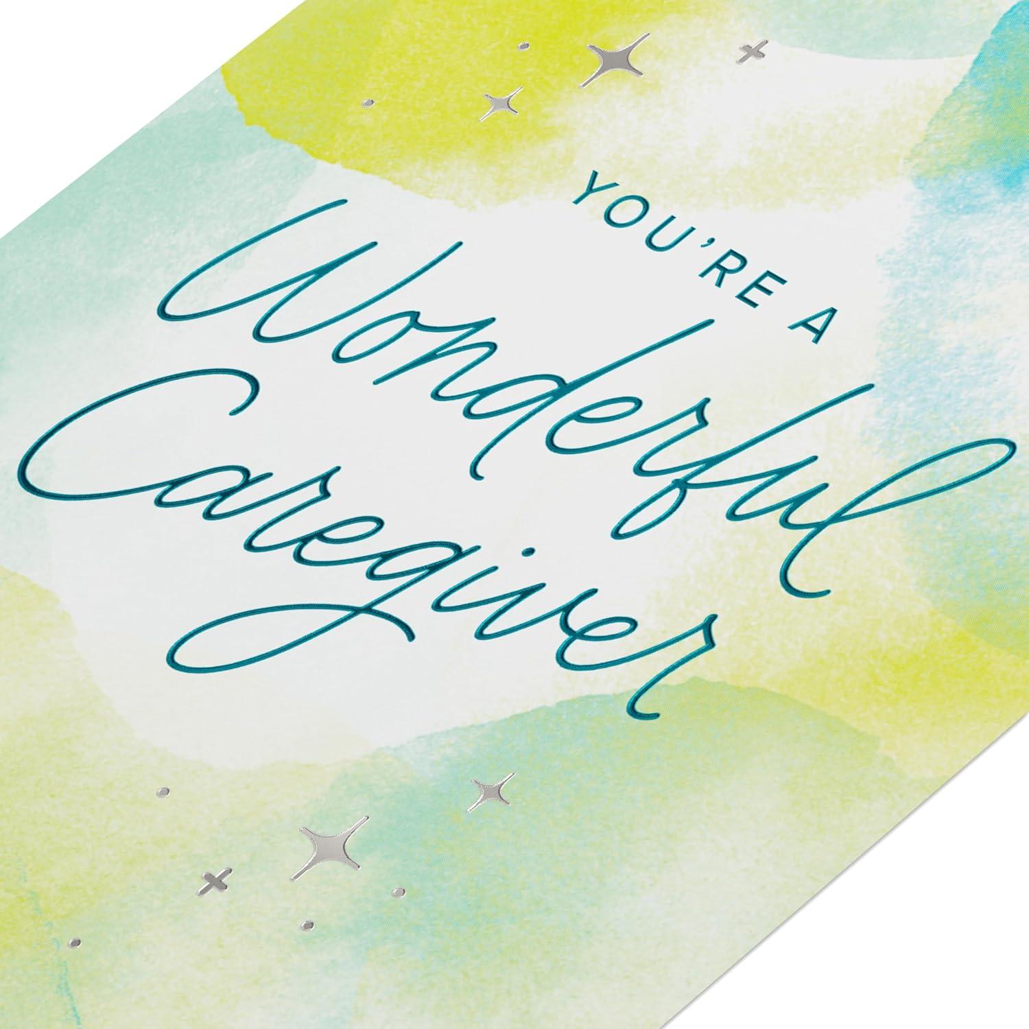 image:imageAmerican Greetings Thank You Card for Caregiver So GratefulWatercolor with Ltg