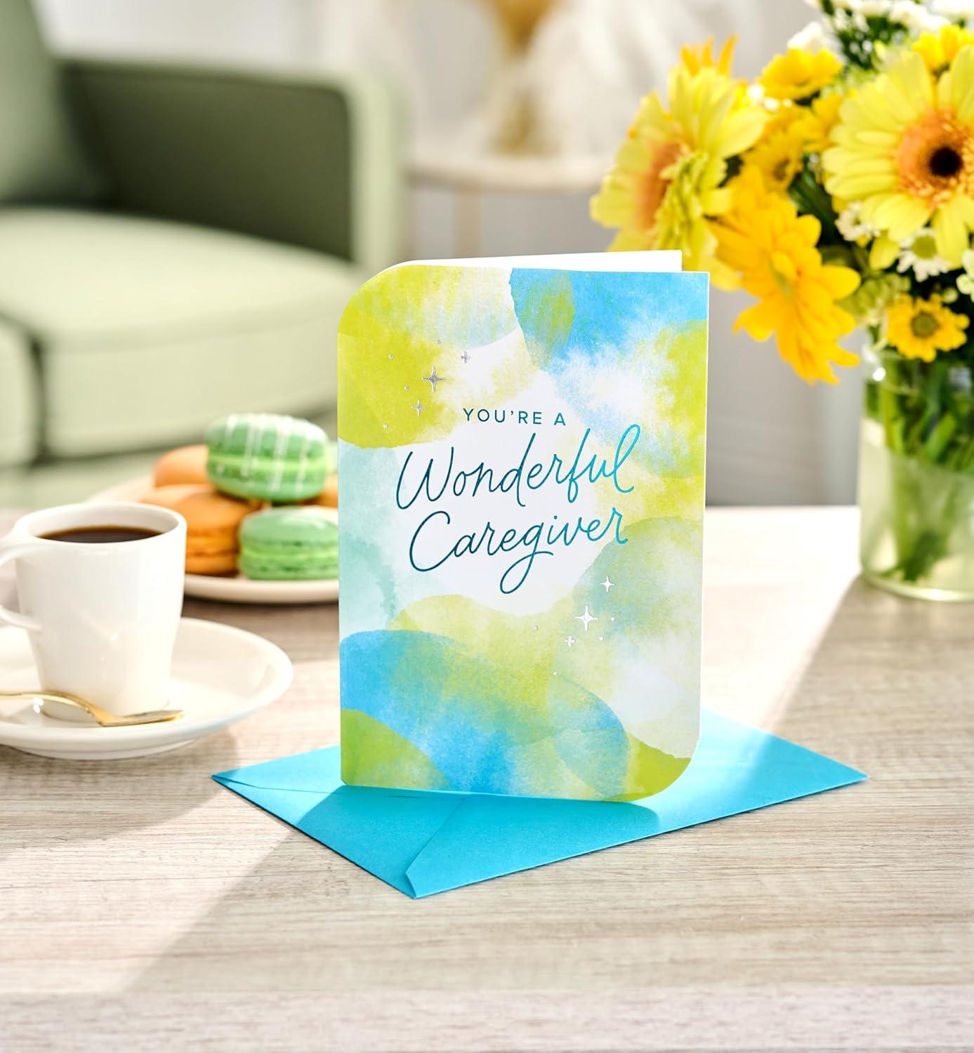 image:imageAmerican Greetings Thank You Card for Caregiver So GratefulWatercolor with Ltg