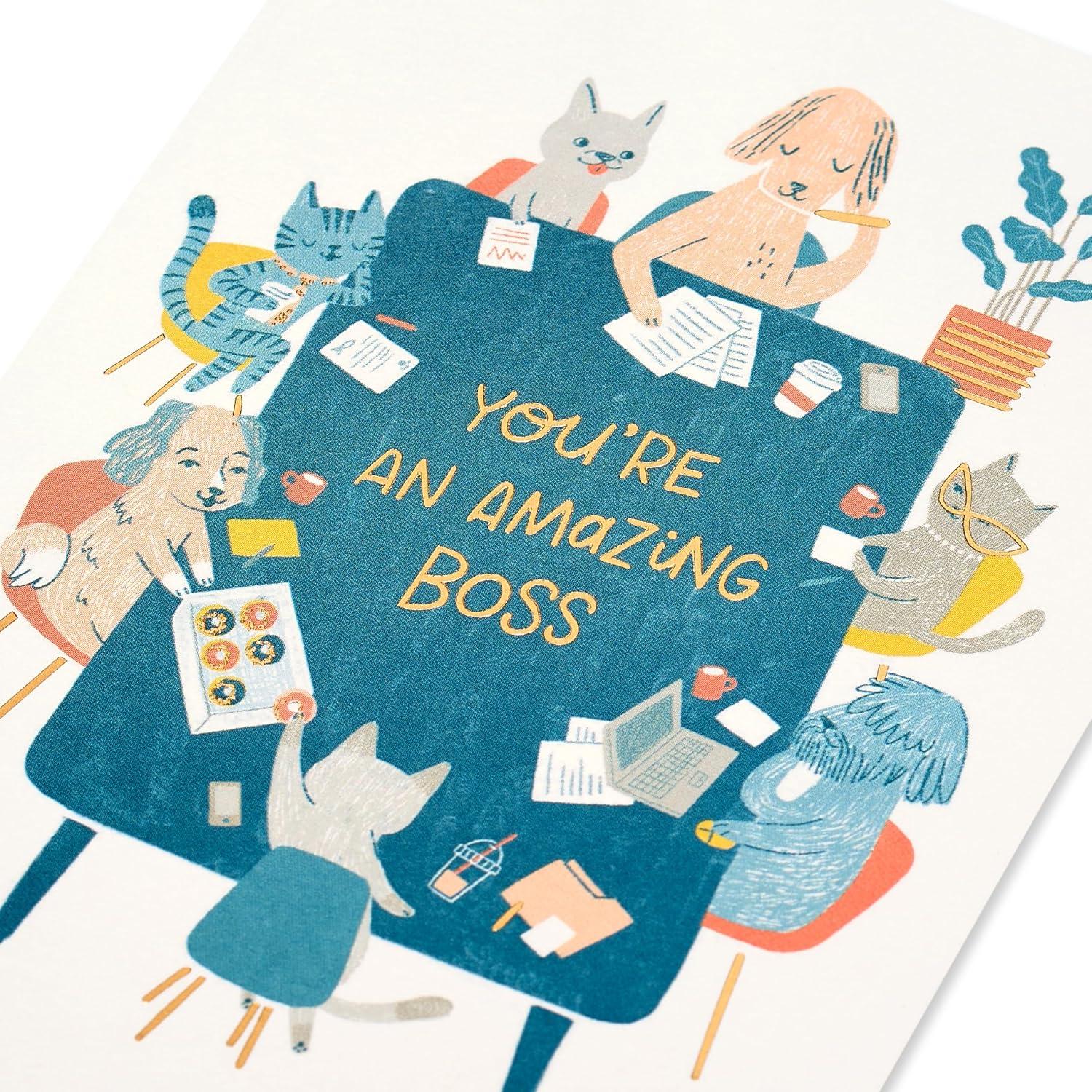 image:imageAmerican Greetings Thank You Card for Coworker Cant Thank You EnoughOffice Animals