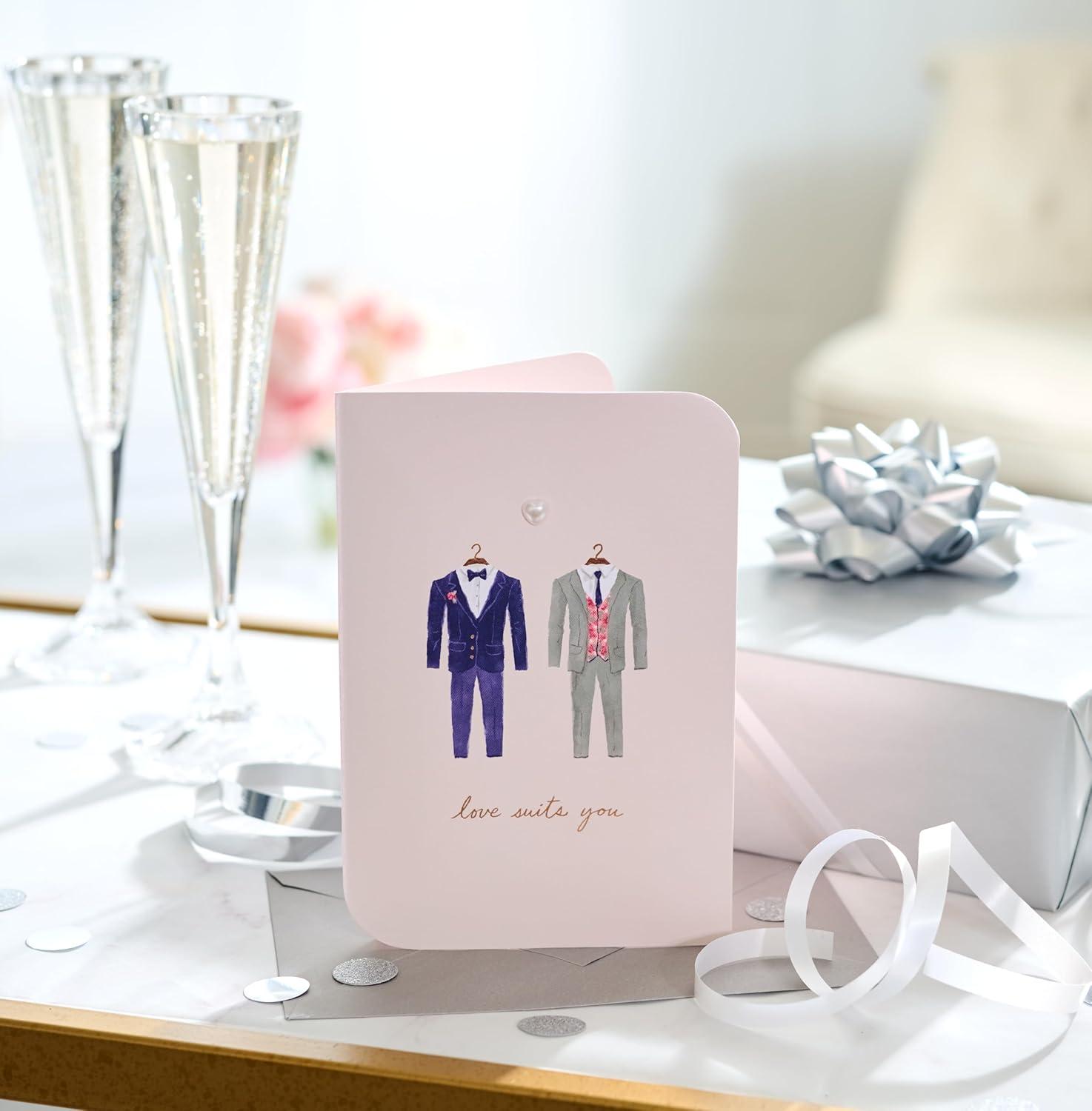 image:imageAmerican Greetings Wedding Card for Two Grooms Happily Ever AfterTwo Suits