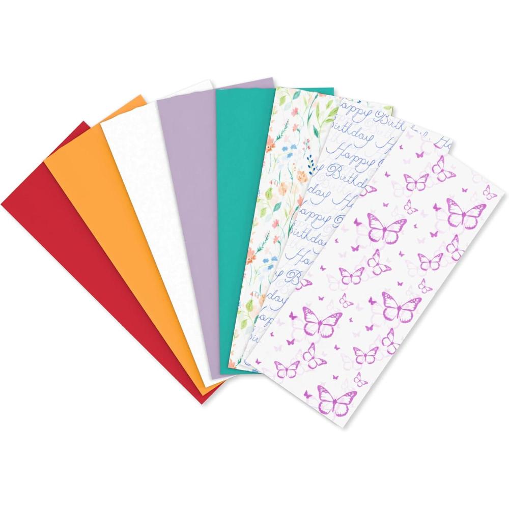 image:imageAmerican Greetings 125 Sheet 20 in x 20 in Bulk Multicolor and Floral Tissue Paper for Gift Bags Crafts Birthday Wedding Bridal Shower Baby Shower Floral amp StripesMulticolor Tissue Paper