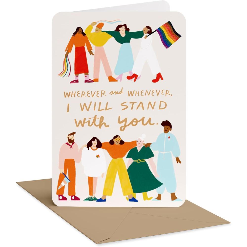 image:imageAmerican Greetings LGBTQ Thinking Of You Card You Can Count On MePeople