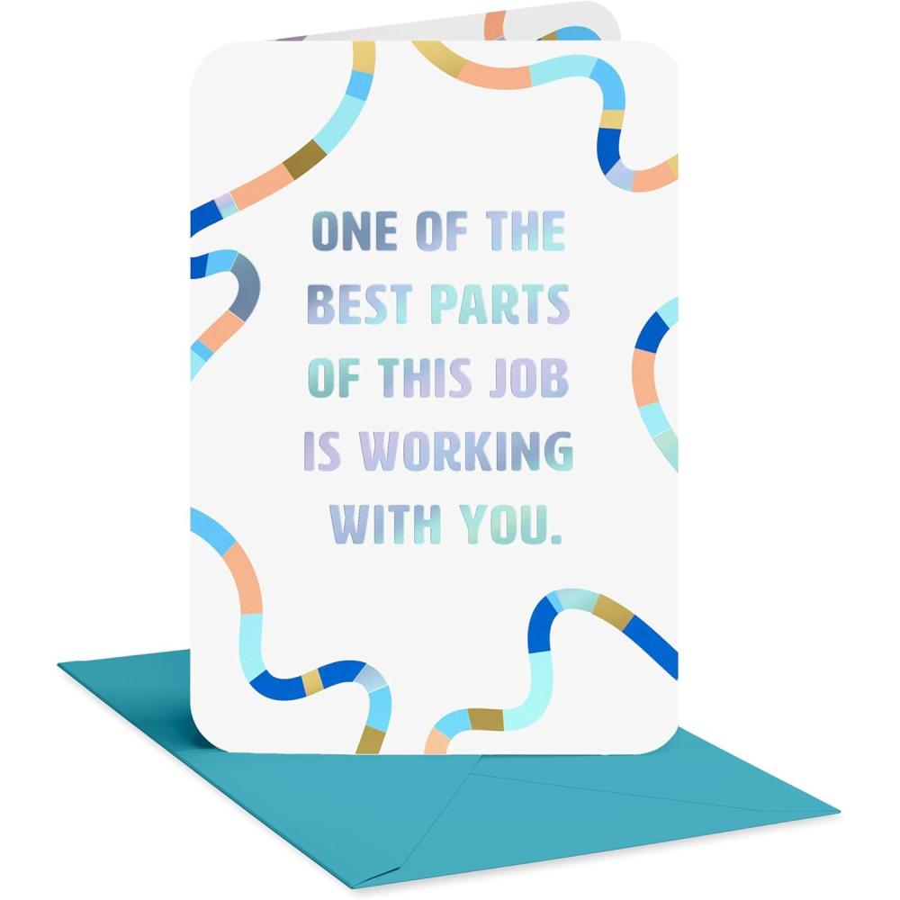 image:imageAmerican Greetings Thank You Card for Coworker Cant Thank You EnoughAbstract Lines