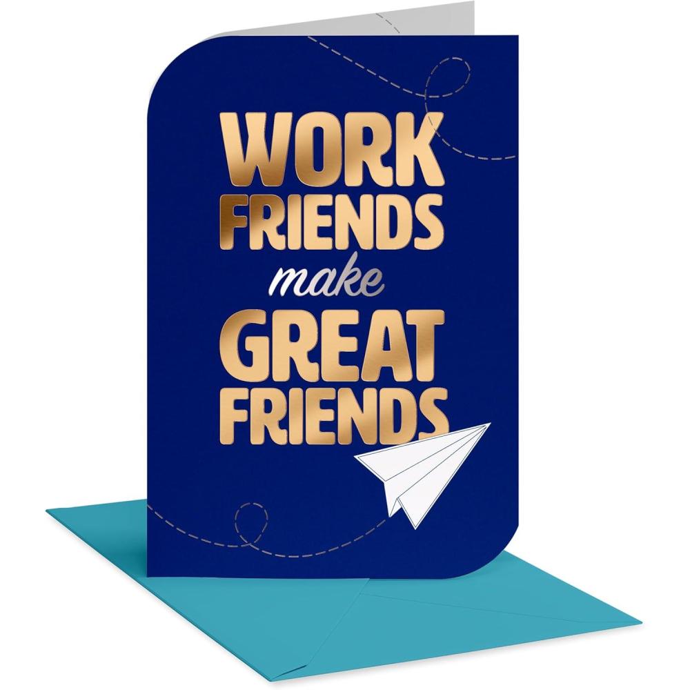 image:imageAmerican Greetings Thank You Card for Coworker Cant Thank You EnoughPaper Airplane and Ltg