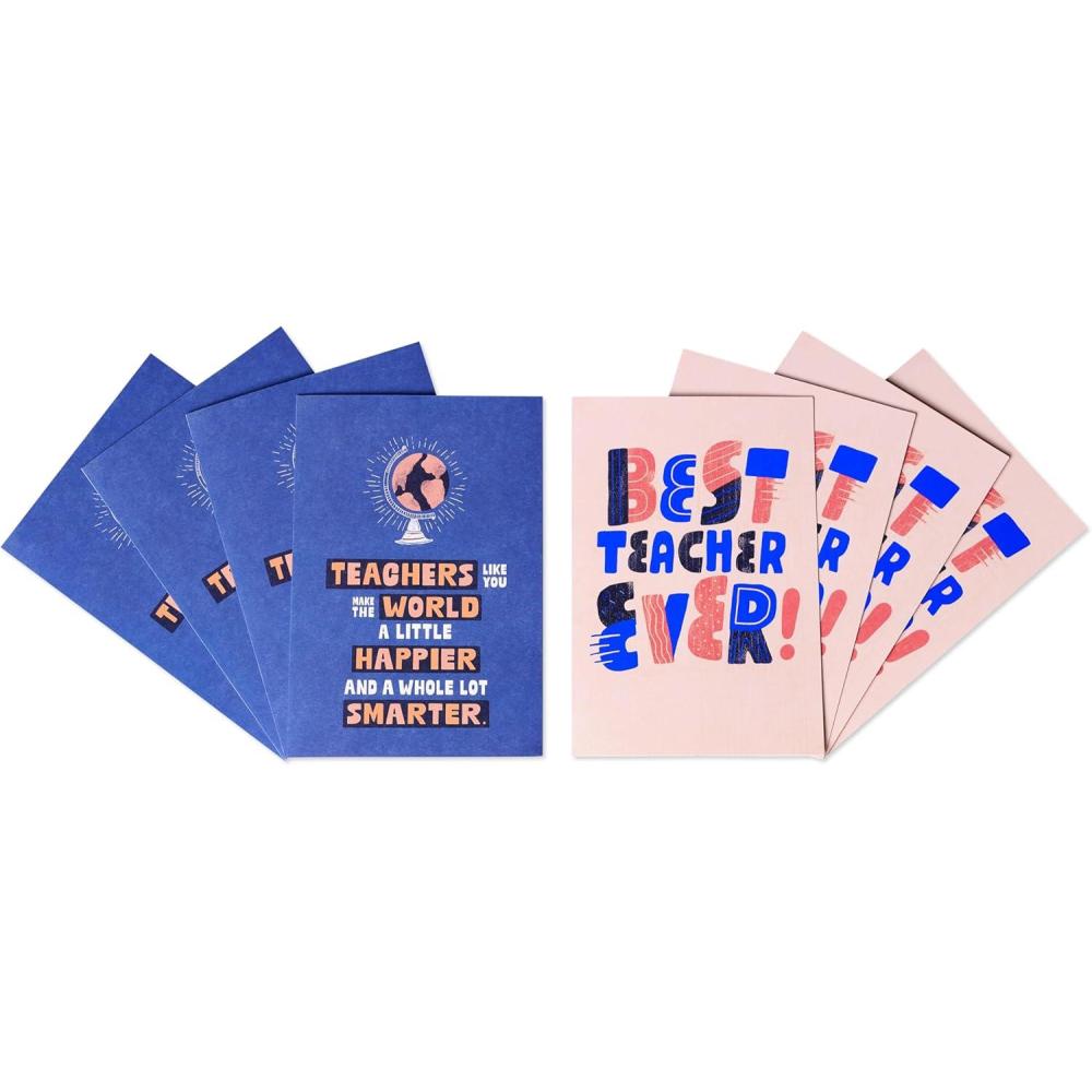 image:imageAmerican Greetings Thank You Cards with Envelopes for Teacher Globe 8Count