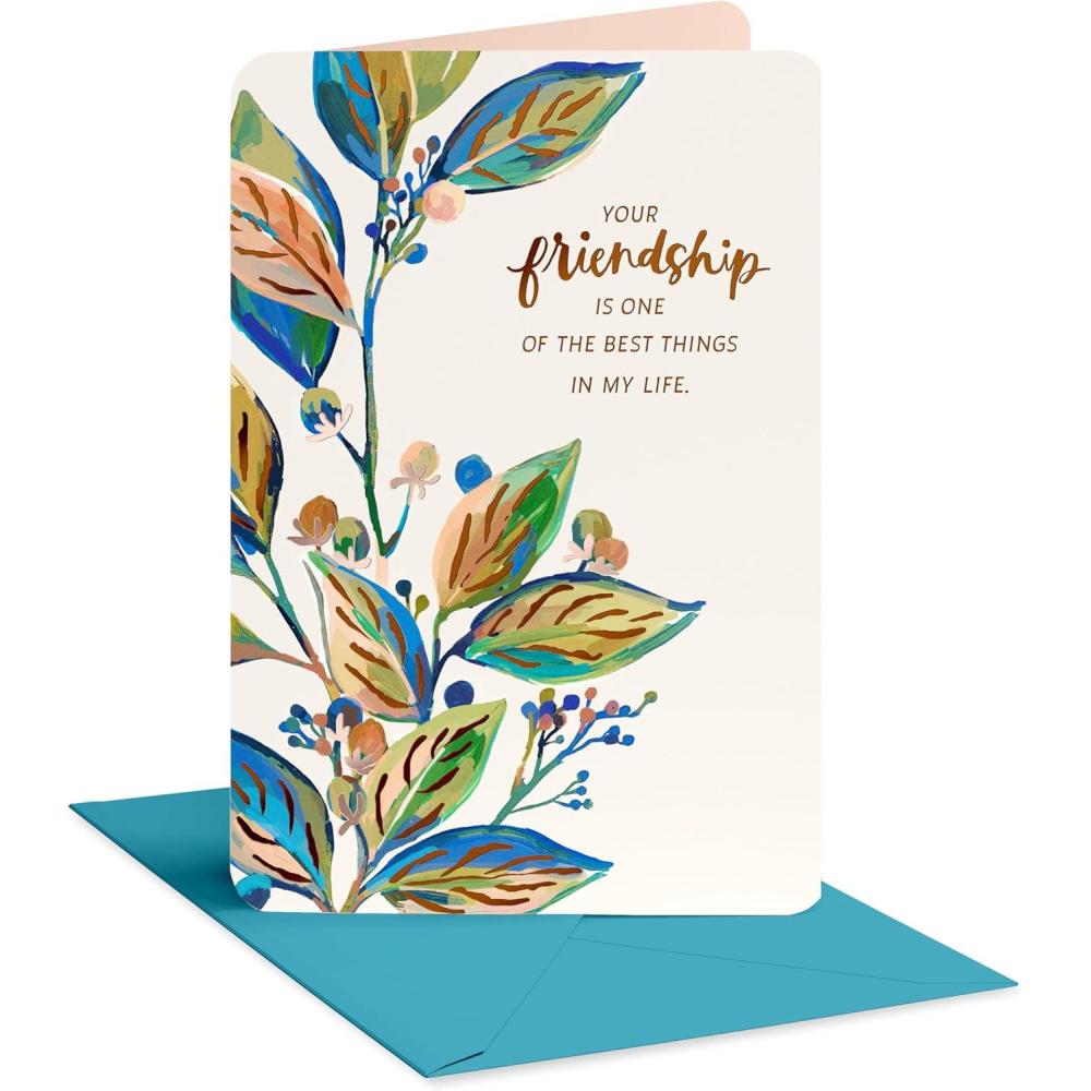 image:imageAmerican Greetings Traditional Thank You Card for Coworker Boss or Secretary Very GratefulFriend Non Floral