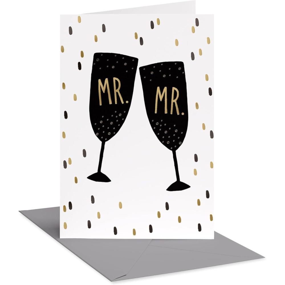 image:imageAmerican Greetings Wedding Card for Two Grooms Happily Ever AfterMr and Mr Glasses
