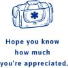 American Greetings EMTs Thank You, First Responder Appreciation Card (Heartfelt Appreciation)(EMT Kit)