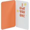 American Greetings Funny Thank You Card, Humorous Appreciation Card for Friends or Coworker (Owe You)