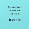 American Greetings Funny Thank You Card, Silly Gratitude Card (Happy Dance)(Dancing Cat)