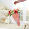 American Greetings Gift Bag for Floral Bouquet with Handles for All Occasion, Hearts(Brushstroke)