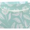 American Greetings Gift Bag for Floral Bouquet with Handles for All Occasion, Hearts(Green Floral)