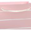 American Greetings Gift Bag for Floral Bouquet with Handles for All Occasion, Hearts(Pink Stripes)