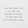 American Greetings Jewish Sympathy Cards, Religious Condolences Cards (Blessing Always)(HS Foliage Sympathy)