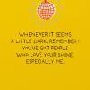 American Greetings LGBTQ+ Thinking Of You Card (You Can Count On Me)(Disco Glow)