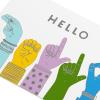 American Greetings Sign Language Thank You Card, Appreciation Card for the Hearing Impaired (Being You)(Hands Signing Hello ASL)
