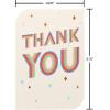American Greetings Simple Thank You Card, Appreciation Card for Teacher, Boss, or Coworker (Best Possible Way)(LTG with Stars)