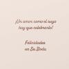American Greetings Spanish Wedding Card (Felicitaciones por Su Boda)(Amor Banner Doves)