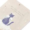 American Greetings Sympathy Card for Loss of Cat (Peace and Comfort)(Cat with Halo and rainbow)