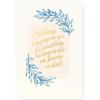 American Greetings Sympathy Card for Loss of Child (Thoughts are With You)(Branches With Lettering)