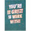 American Greetings Thank You Card for Coworker (Can’t Thank You Enough)(Lettering)