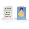 American Greetings Thank You Cards with Envelopes For Coach, Number 1 Coach Medal (8-Count)(Number 1 Coach Medal)