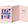 American Greetings Thank You Cards with Envelopes for Teacher, Globe (8-Count)