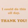 American Greetings Traditional Thank You Card for Coworker, Boss, or Secretary (Very Grateful)(Thank You Lettering)
