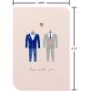 American Greetings Wedding Card for Two Grooms (Happily Ever After)(Two Suits)