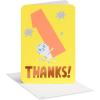 American Greetings Funny Thank You Card, Humorous Appreciation Card for Friends or Coworker (Owe You)