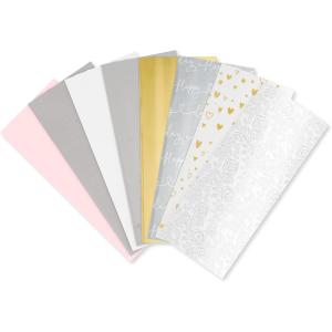 American Greetings 125 Sheet 20 in. x 20 in. Bulk Multicolor and Floral Tissue Paper for Gift Bags, Crafts, Birthday, Wedding, Bridal Shower, Baby Shower (Floral & Stripes)(Multicolor and Floral)