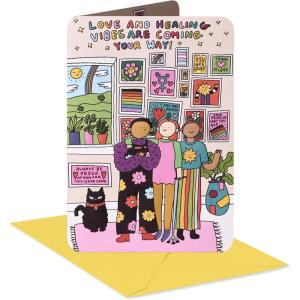 American Greetings LGBTQ+ Thinking Of You Card (You Can Count On Me)(Healing Vibes)