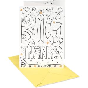 American Greetings Thank You Card From Child (Fill In The Blank)(Little Me)