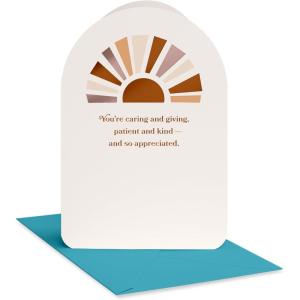American Greetings Thank You Card for Caregiver (So Grateful)(Graphic Sunshine and Ltg)