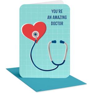 American Greetings Thank You Card for Doctor (Everything You Do)(Thank You Doctor Stethoscope)