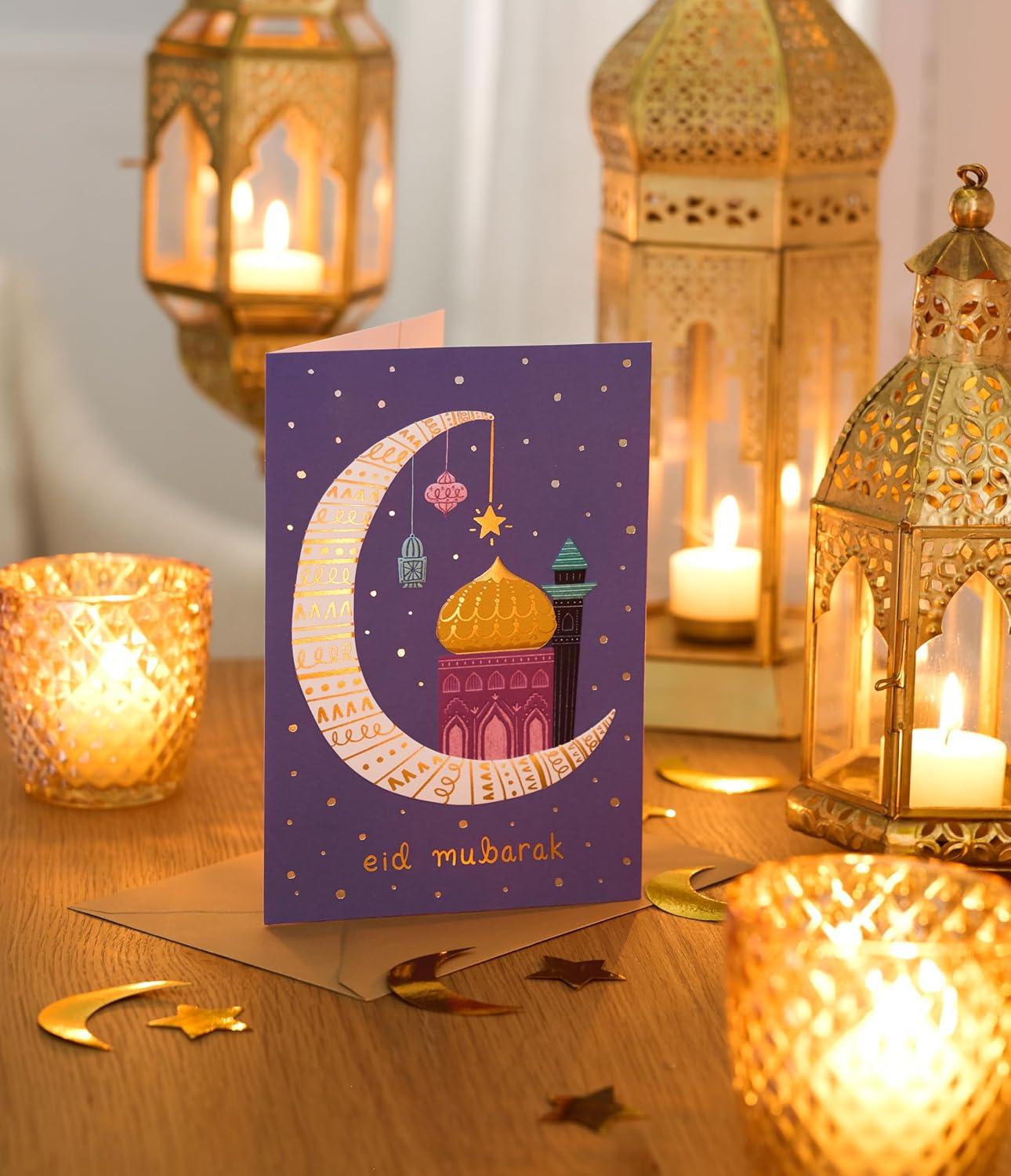 image:imageAmerican Greetings Congrats Card for Eid Peace and ProsperityMoon with Mosque