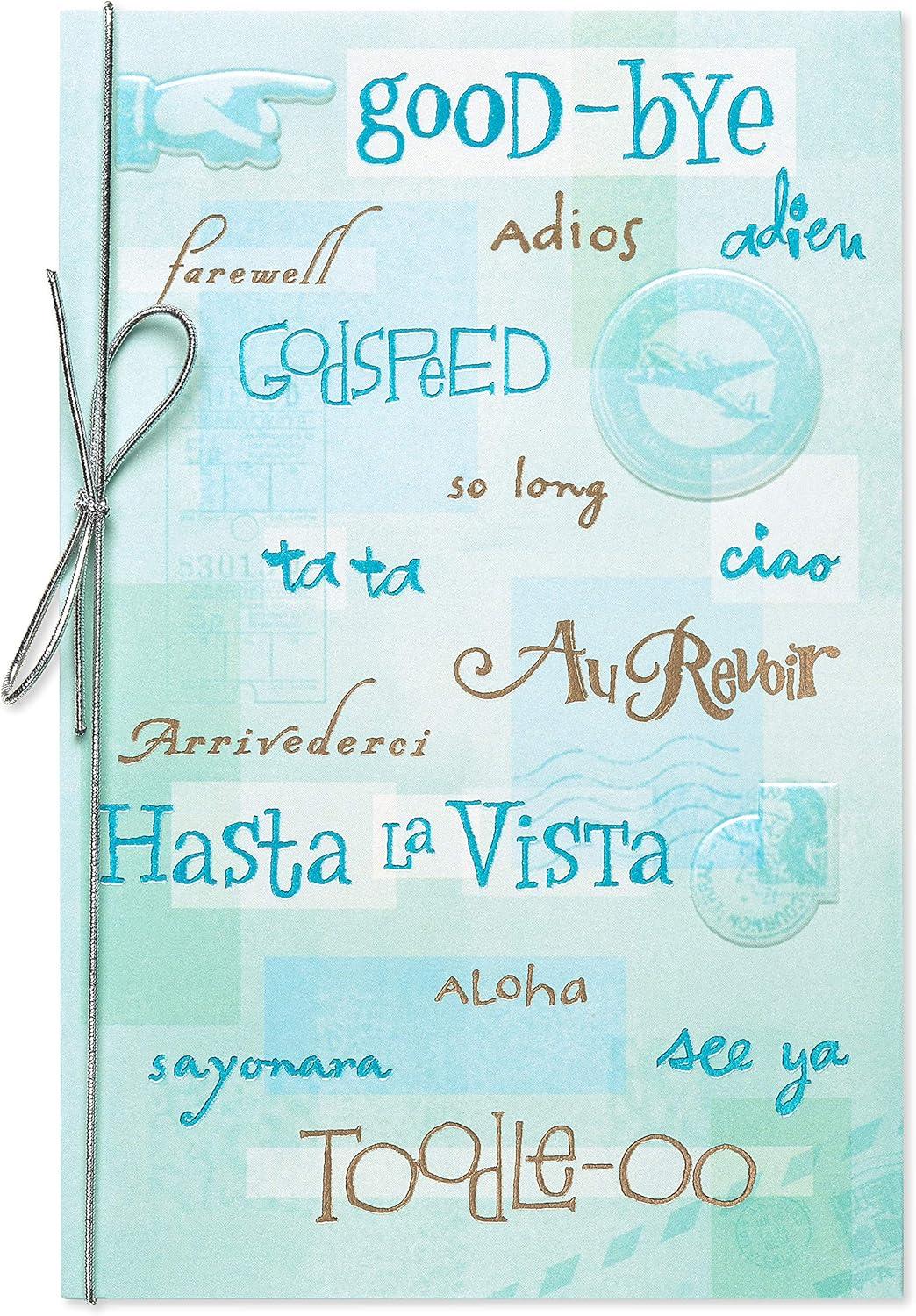 image:imageAmerican Greetings Going Away Goodbye Card Farewell and Good Luck Card for Coworker Friends or Family Miss YouCongratulations Good Bye